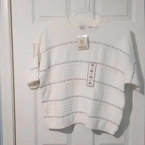 TR Bentley Sweaters - White Women's Crew Neck Sweater